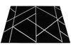 Dywan Lima C877B black/white Czarny Krem Trójkąty