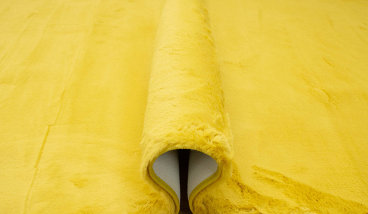 Mięciutki Dywan Bellarossa Rabbit musztardowy