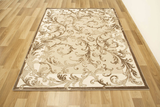 Dywan Galya K4084A brown/brown Brąz Beż Liście