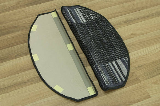 Nakładki półokrągłe adagio 29 ciemny szary