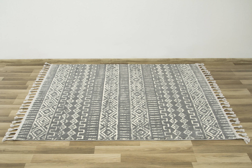 Dywan Karof 2571A grey/white 43 Szary Krem Romby