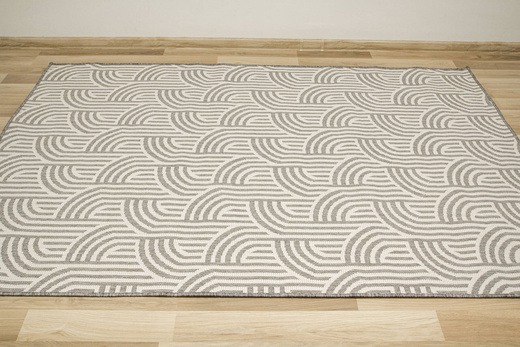 Dywan Dwustronny Sznurkowy Brussels 205725/10010 Silver Linie Outdoor