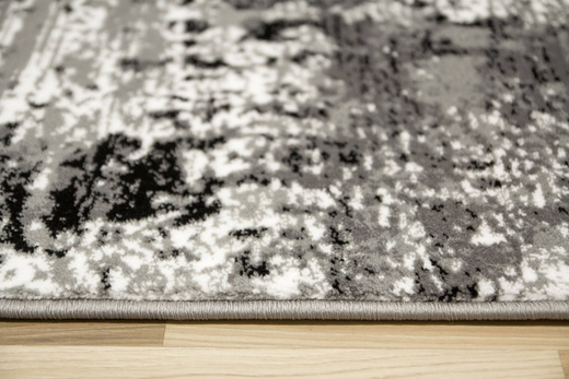 Dywan Victoria B876A d.grey/l.grey Abstrakcyjny Przecierany Szary Czarny Krem Tynk