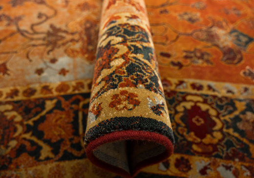 Dywan Wełniany Dywilan Polonia Bodrum Rubin Ornament