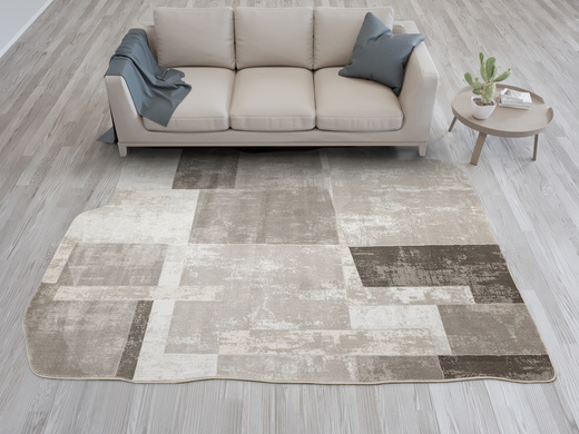 Dywan Selenne GS004A Cream/Beige Szary Beżowy Ksztalt