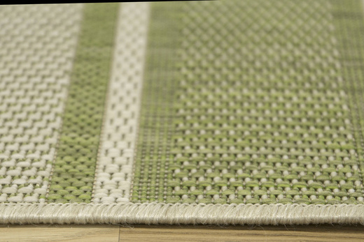 Dywan Sznurkowy Split 48118/461 Oliwkowy Zielony Beż Pasy