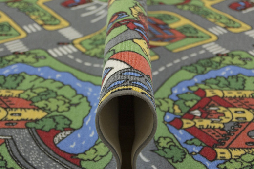 Dywan O-rally Uliczki droga zamek budowa miasto na filcu