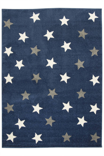 Dywan Emily Kids 5767A d.gri/d.blue Gwiazdki Granatowe