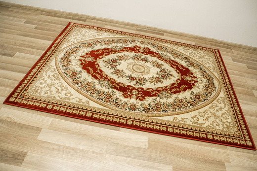 Dywan Super Rose 1898A red/cream Ornament Kwiatowy