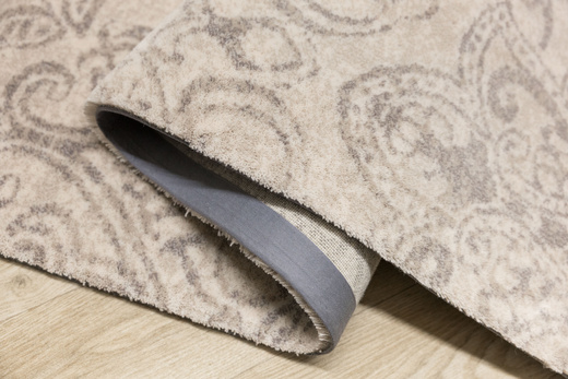 Wełniany Dywan Agnella Agnus Berien Bialy Ornament Beż Krem Szary