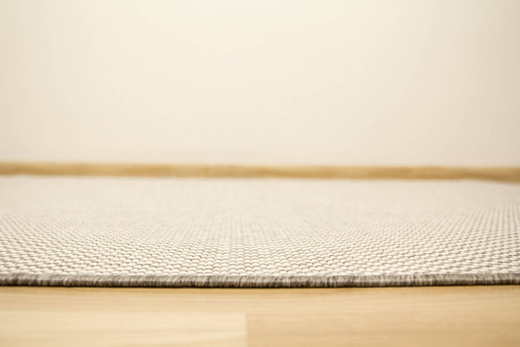 Dywan Dwustronny Sznurkowy Brussels 205150/10010 Silver Kratka Szary Krem Outdoor