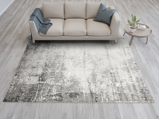 Dywan Nantes NT041G Grey/Grey Szary Beton