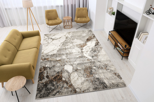 Dywan Ponte N844A l.grey/d.grey Szary Brąz Marmur