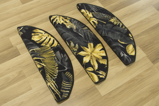Nakładki na schody półokrągłe Monstera GOLD