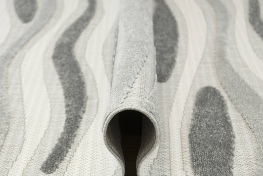 Dywan Sznurkowy Stella D408A l.grey/d.grey Szary Srebrny Krem