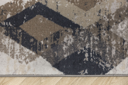 Chodnik Aqua Modena 04 Beż Szary Romby szerokość 80 cm