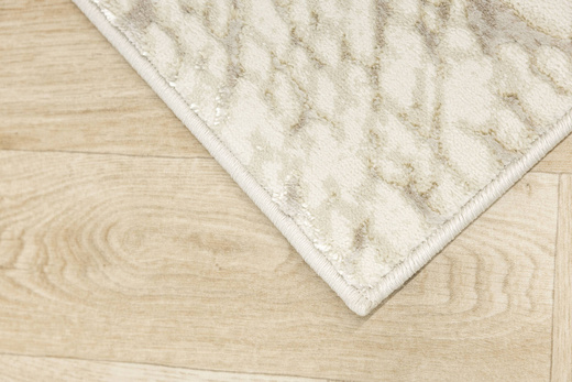 Lśniący Dywan Allora Plus D913A cream/cream Beż Krem Złoty Beton
