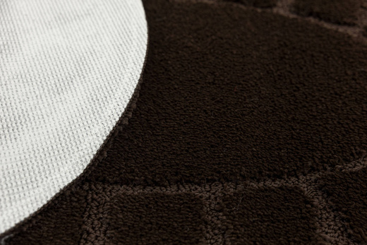 Dywanik Łazienkowy Antypoślizgowy Ocean Wenge Owalny