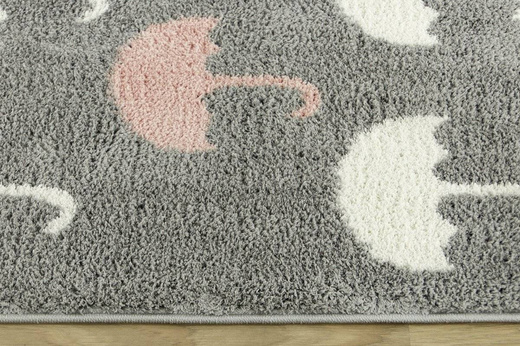 Dywan Shaggy Slim 9998 grey/multi parasolki