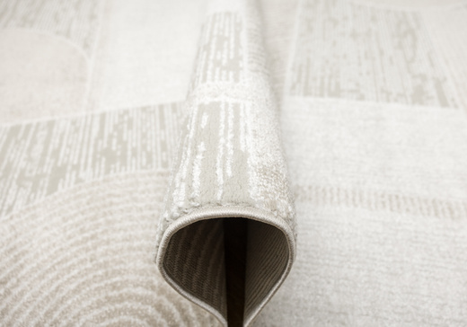 Dywan Matara N745A white/l.beige Beż Krem Kaszmir Geometria Półkola