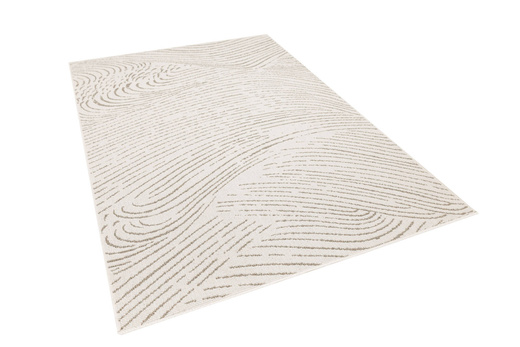 Dywan Dwustronny Sznurkowy Brussels 205784/10620 linen Jasny Beż Krem Liście Outdoor