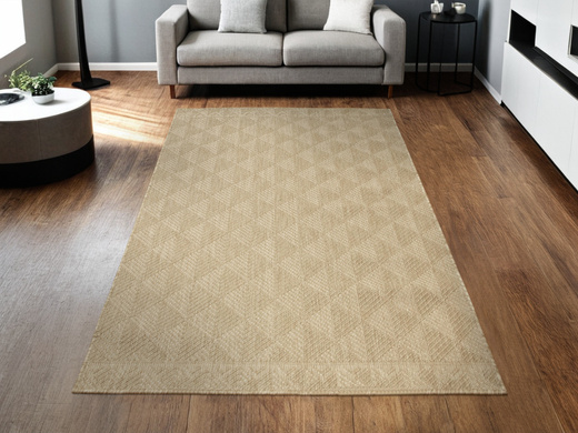 Dywan Dwustronny Sznurkowy Brussels 205740/10610 Linen Beż Krem Romby Outdoor