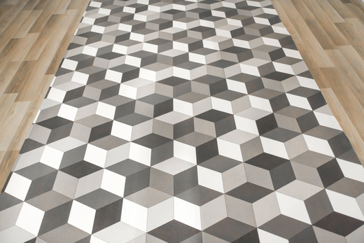 Wykładzina PCV Bingo Cubes 097 szerokość 1,5 m