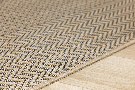 Dywan Antypoślizgowy Sznurkowy Flex 19242/P01 Beż Krem Jodełka