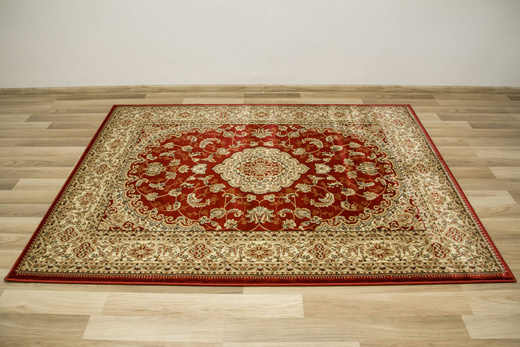 Dywan Super Rose 2095A red/cream Ornament Kwiatowy Czerwień Krem