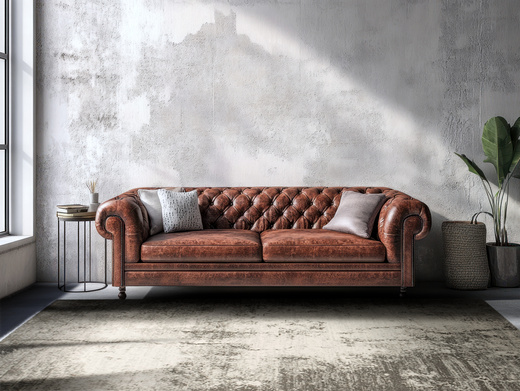 Dywan Wełniany Ballata-Natural Sena Jasny Szary