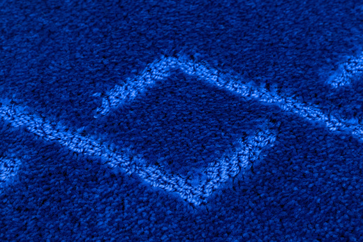 Dywanik Łazienkowy Antypoślizgowy Moreno Blue Niebieski Romby