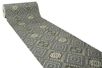 Mata Łazienkowa Softy-tex 827 patchwork romby aztec szary szerokosć 65 cm