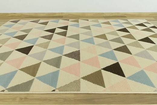 Dywan LUNA 503525/85833 ivory romby kolorowe