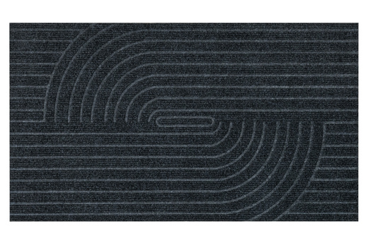 Wycieraczka Antypoślizgowa Tłoczona T-008 Grafit Geometria