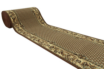 Chodnik Gold 316/12 brąz szerokość 90 cm