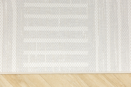 Dywan Sznurkowy Haga 03606E cream/l.grey Szary Krem Geometria Outdoor