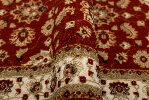 Chodnik Antypoślizgowy Antico 31 Bordo Ornament szerokość 100 cm