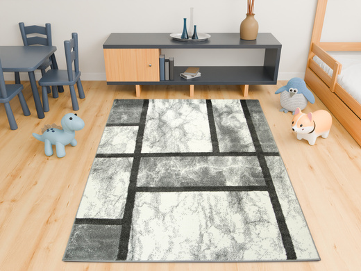 Dywan Lima 9553A cream/l.grey imitacja marmuru