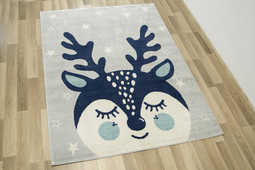 Dywan Emily Kids 5766A d.blue/l.gri Jelonek Gwiazdki