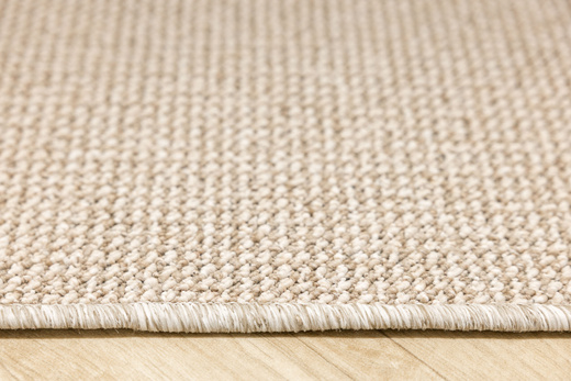 Dywan pętelkowy Hercules 1413 Beż Krem Paski Prążki na filcu