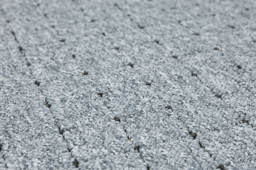 Okrągły Dywan Pętelkowy Zembla 73 Szary Grafit Kratka