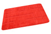 Dywanik Łazienkowy Antypoślizgowy Inez Red Czerwony Geometria