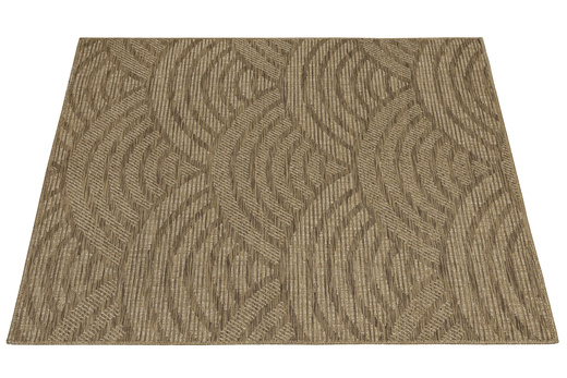 Dywan Sznurkowy Ella ST022A brown/brown Beż Brąz Wachlarze Outdoor
