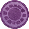 Dywanik Okrągły Łazienkowy Antypoślizgowy Ocean Fiolet