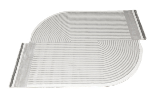 Dywan Selenne GS007G Grey/Grey Szary Krem Paski Ksztalt