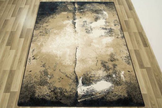 Wełniany Dywan Isfahan Tolve Ciemny Beż Skała