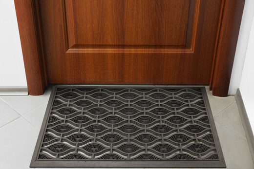 Wycieraczka gumowa M04 ażurowa w łezki