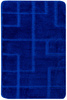 Dywanik Łazienkowy Antypoślizgowy Inez Blue Niebieski Geometria