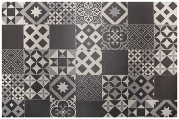 Wykładzina PCV Plaza Amadora 990D Płytki Patchwork Mozaika szerokość 3 m