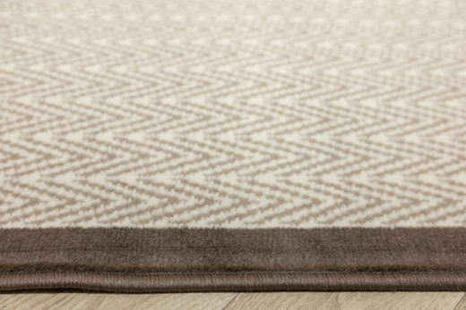 Chodnik Luna 503236/97944 Choco Jodełka Beż szerokość 80 cm